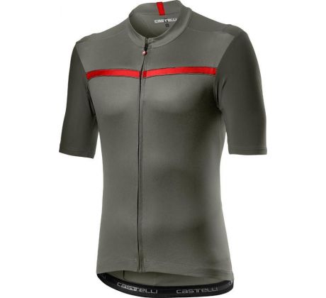 Castelli 20023 UNLIMITED Pánsky cyklo dres s krátkym rukávom zeleno šedá Zľava 30% L a XXL