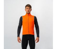 Castelli 19504 PERFETTO VEST Pánska cyklistická vesta do chladnejších podmienok Farba: 034 oranžová