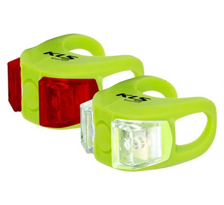 Osvetlenie set KLS TWINS,  lime green