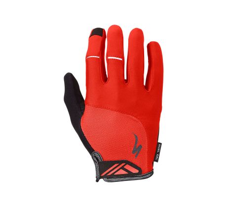 Specialized rukavice BODY GEOMETRY DUAL-GEL LONG FINGER GLOVES red