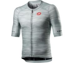 Castelli 21012 CLIMBER 'S 3.0 pánsky cyklistický dres s krátkym rukávom svetlo šedá