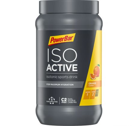 PowerBar IsoActive - izotonický športový nápoj 600g Pomaranč