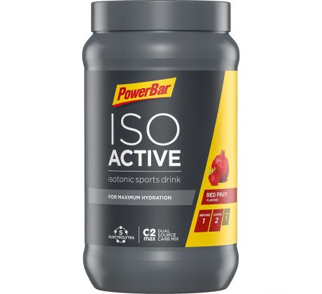 PowerBar IsoActive - izotonický športový nápoj 600g Č. OVOCIE