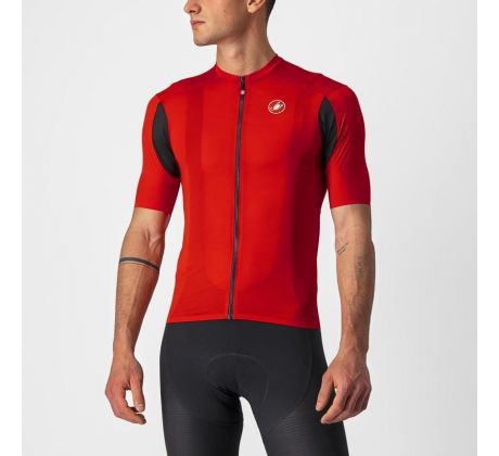 Castelli 20017 SUPERLEGGERA 2 Pánsky cyklo dres s krátkym rukávom Farba: 023 červená Zľava -25%