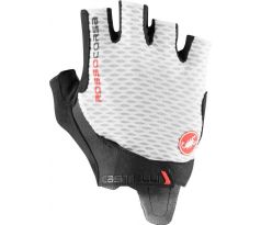 Castelli 21024 ROSSO CORSA PRO pánske cyklistické rukavice Farba: 001 biela