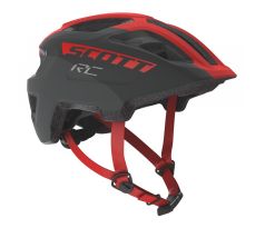 Detská cyklistická helma SCOTT Spunto Junior grey/red RC