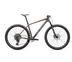 2025 Specialized EPIC HT COMP  ELEKTRONICKÉ RADENIE Satin Gunmetal / Metallic White Silver