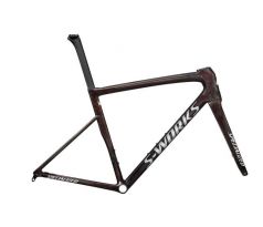 Rám S-Works Tarmac SL8 2025 Gloss Carbon / Red To Gold Blurred Speckle / Metallic White Silver