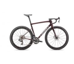 SPECIALIZED S-Works Tarmac SL8 - SRAM RED AXS 2025 Gloss Solidity / Red To Black Pearl / Metallic White Silver