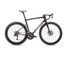 SPECIALIZED S-Works Tarmac SL8 - Shimano Dura-Ace Di2 2025 Gloss Solidity / Red To Black Pearl / Metallic White Silver