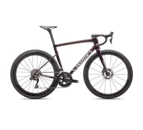 SPECIALIZED S-Works Tarmac SL8 - Shimano Dura-Ace Di2 2025 Gloss Solidity / Red To Black Pearl / Metallic White Silver