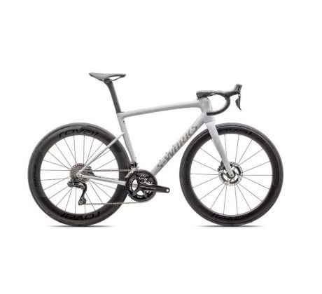 SPECIALIZED S-Works Tarmac SL8 - Shimano Dura-Ace Di2 2025 Gloss Dove Grey / Silver Dust Blurred Impasto / Black Pearl